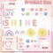 Back to School Summer Sun Bulletin Board Set Pastel We're Ready to Shine Bulletin Board Classroom Sunglasses Rainbow Paper Cutouts for Teacher Nursery Chalkboard Home Office Wall Door Decor